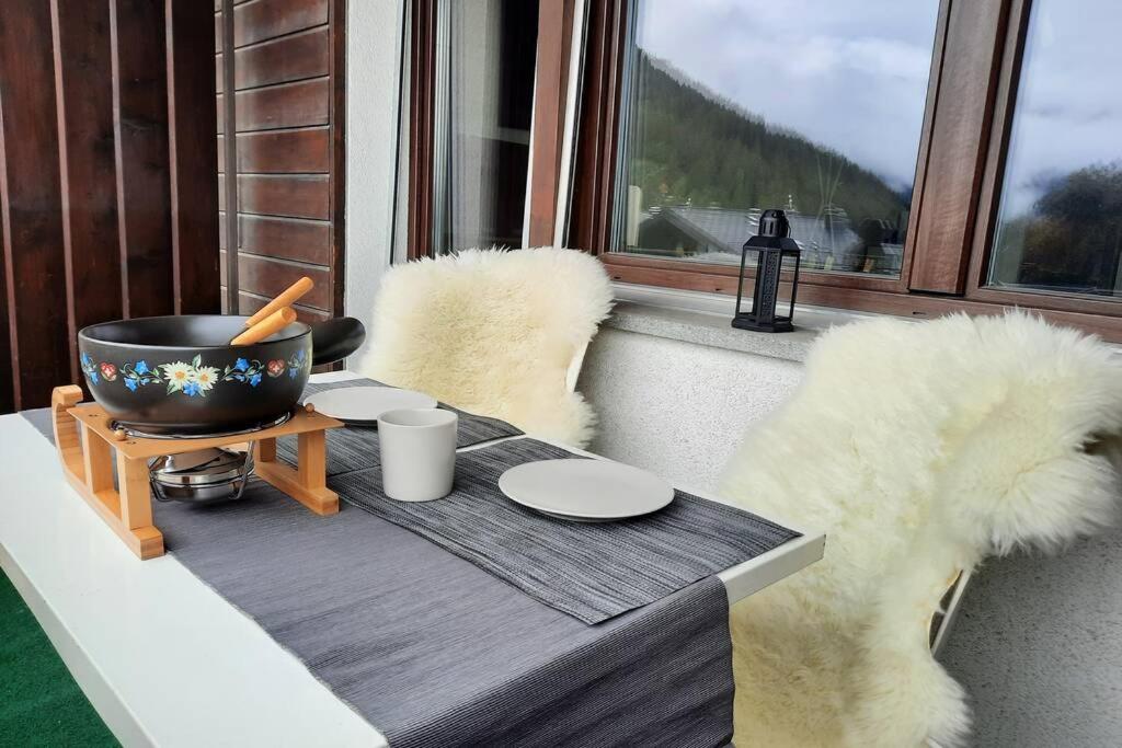 Nespecifikovaný výhled na hory nebo výhled na hory při pohledu z apartmánu