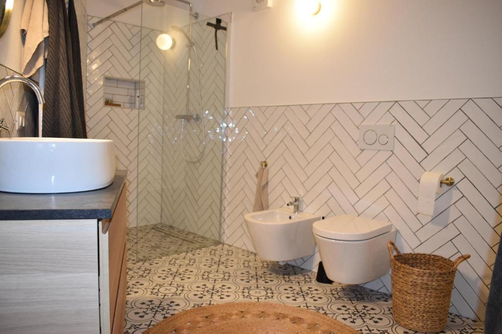 Kúpeľňa v ubytovaní Apartment Monte e Lago