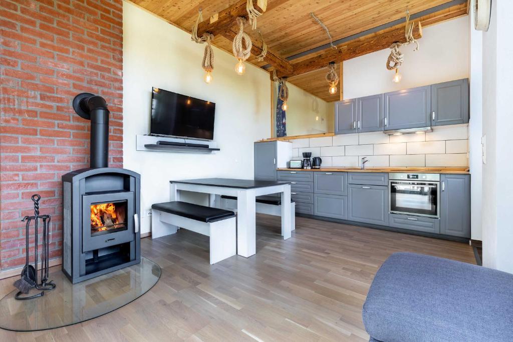 Ferienhaus Sonne Mond und Sterne b - Appartement Met Douche