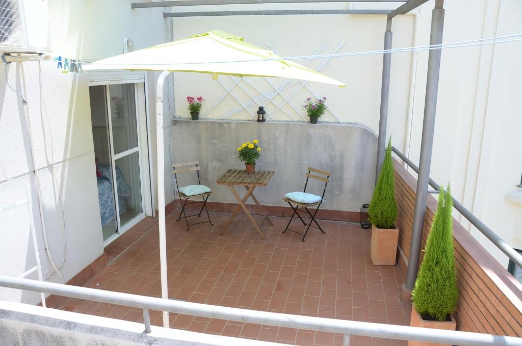 habitacion terraza centro malaga