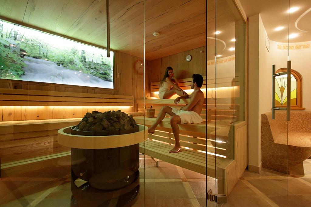 Koupelna v ubytování Active Hotel Monte Giner