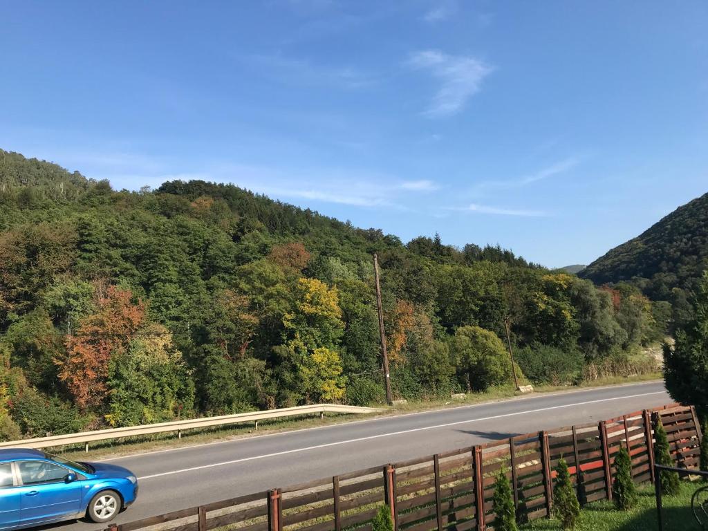 Peisaj natural din apropierea acestei pensiuni