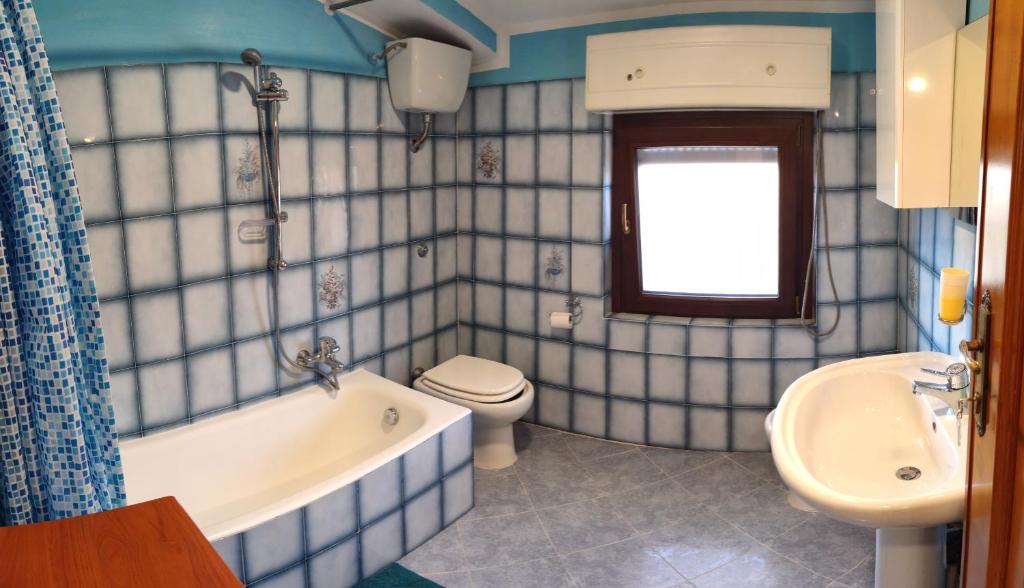 Koupelna v ubytování Complesso turistico Aurora - camere B&B