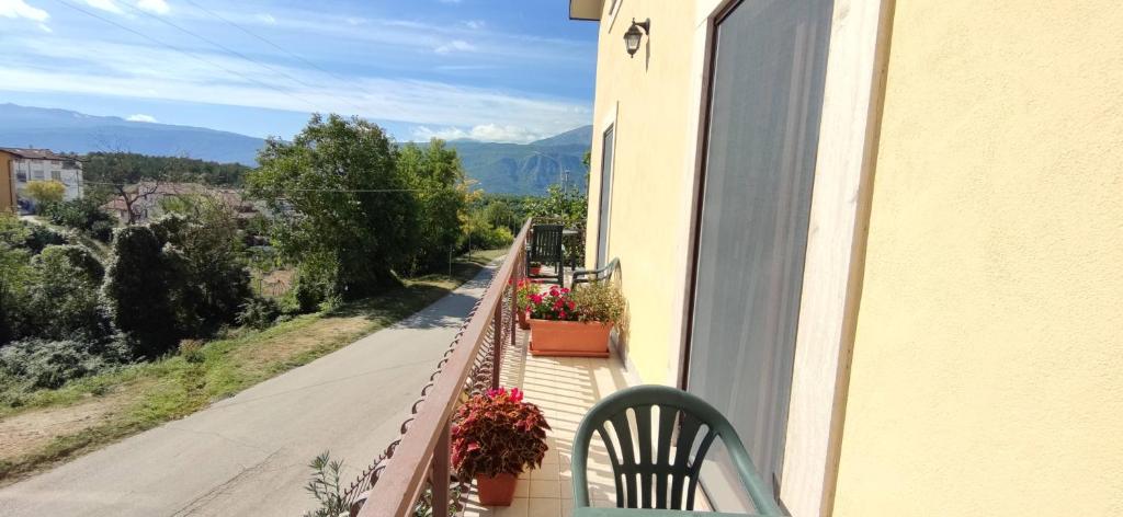 Nespecifikovaný výhled na hory nebo výhled na hory při pohledu z bed and breakfast