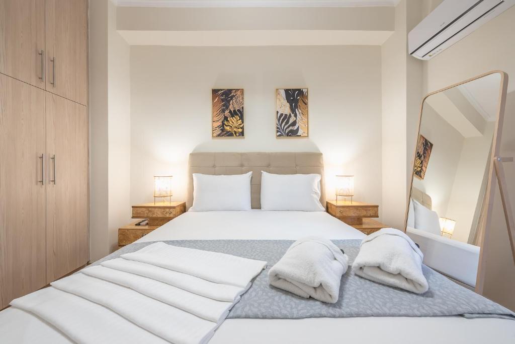 Posteľ alebo postele v izbe v ubytovaní Boutique Suite by CloudKeys