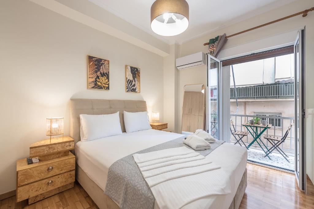 Posteľ alebo postele v izbe v ubytovaní Boutique Suite by CloudKeys