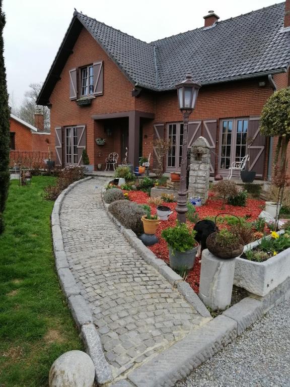 Zahrada ubytování Chambres chez Nanou avec petit déjeuner