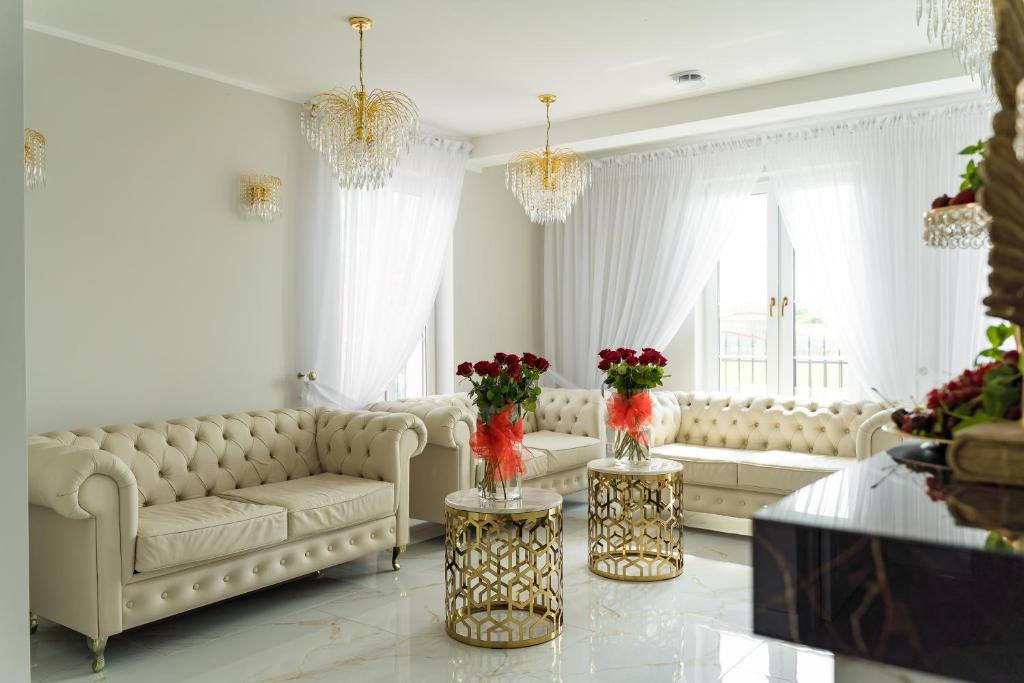 Posezení v ubytování La Rose Residence