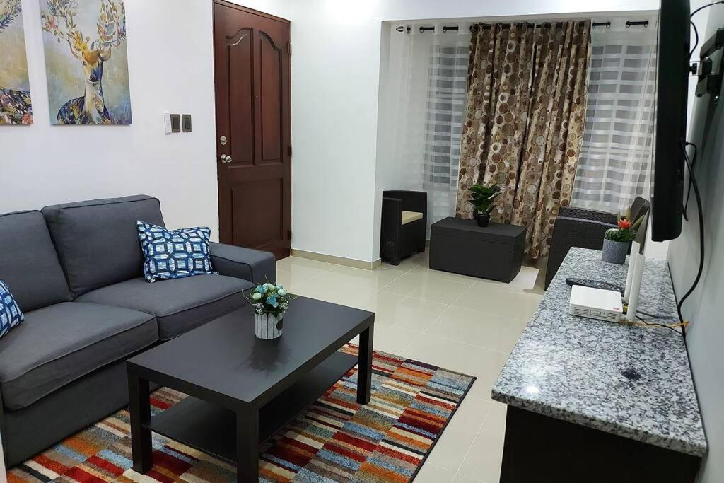 Posezení v ubytování 4to nivel 2 habitaciones 2 baños Alma Rosa I