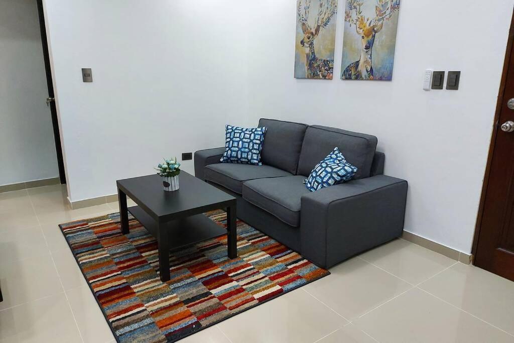Posezení v ubytování 4to nivel 2 habitaciones 2 baños Alma Rosa I