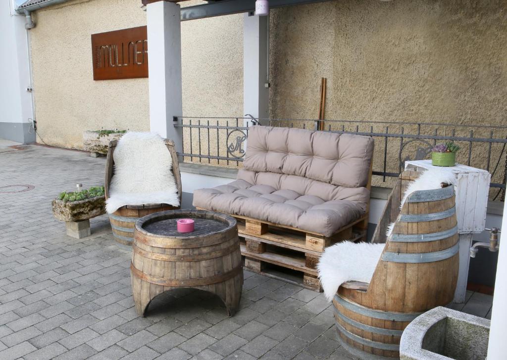 Istumisnurk majutusasutuses Appartment Weinbau Müllner