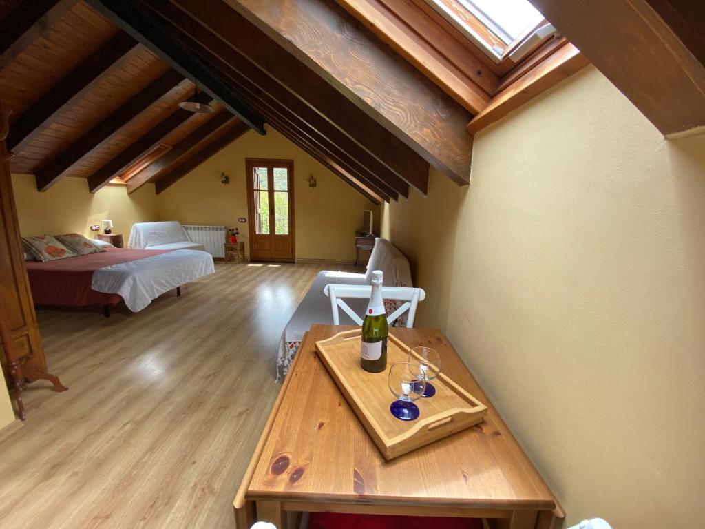 Postel nebo postele na pokoji v ubytování Casa Rural Era de Ferro