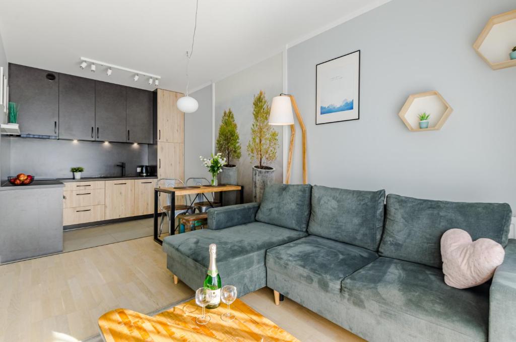 Kuchyňa alebo kuchynka v ubytovaní Grobla by Loft Apartments