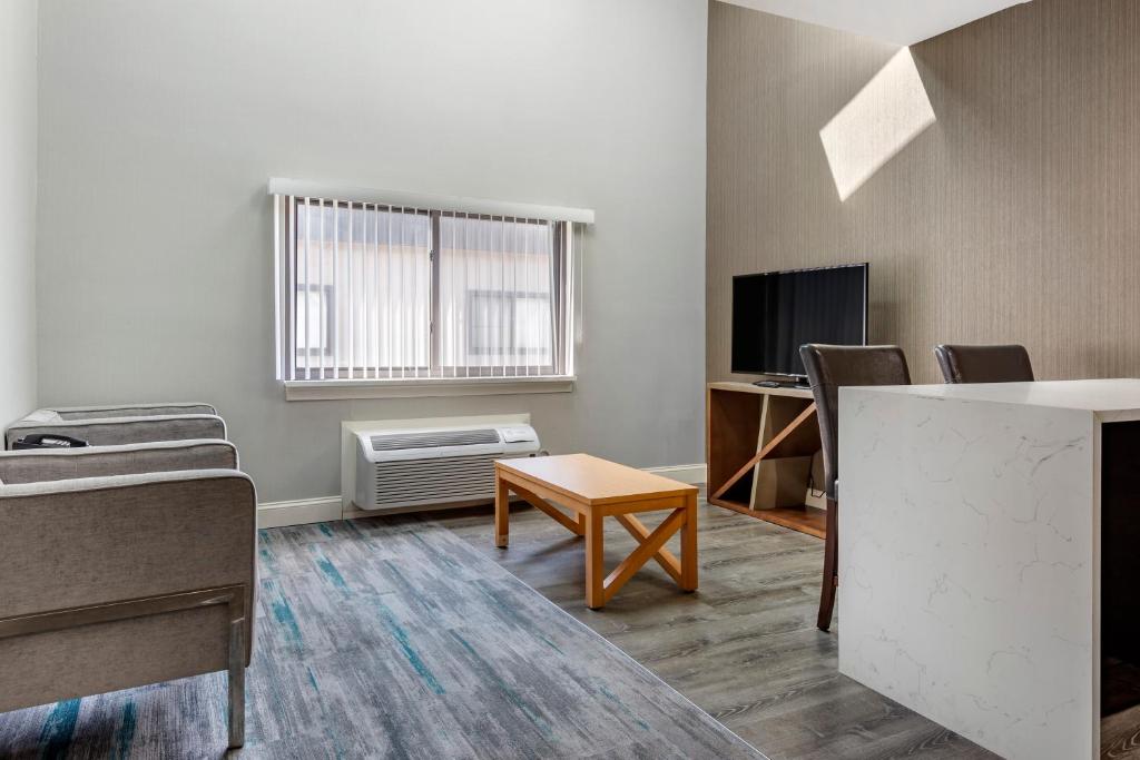 TV a/nebo společenská místnost v ubytování Somerset Lofts