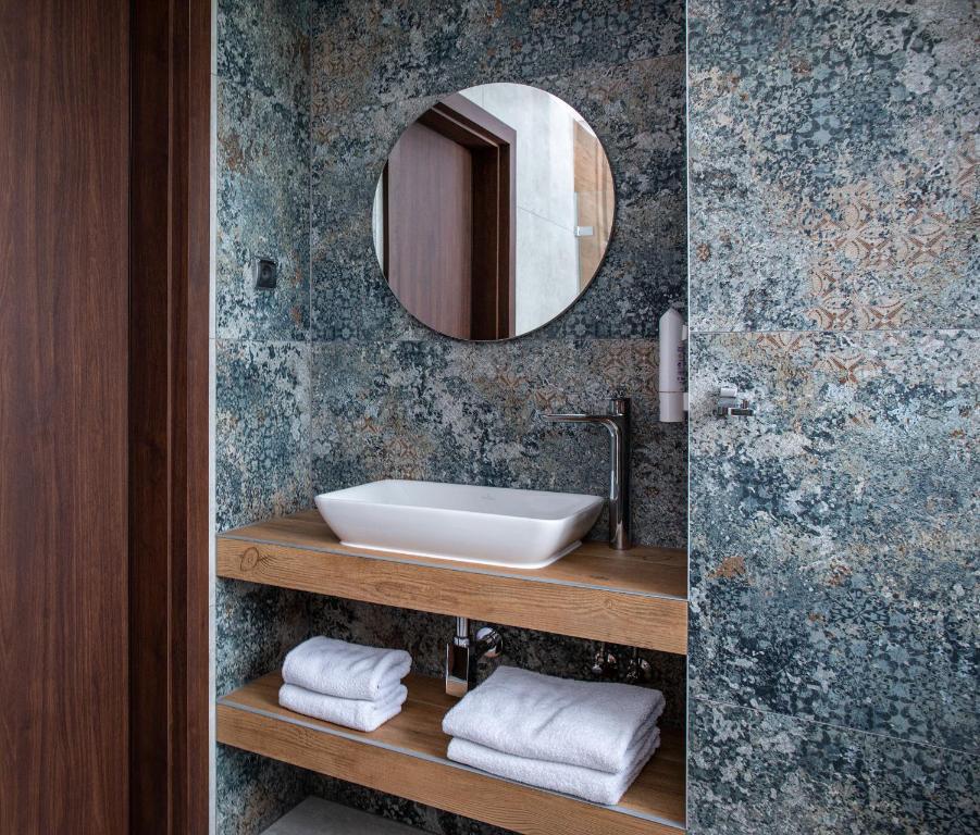 Koupelna v ubytování Hotel Styl 70
