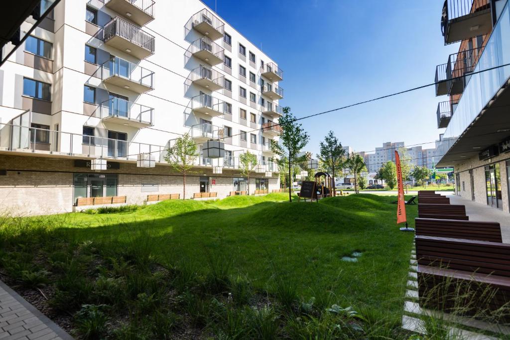 Budova, v ktorej sa apartmán nachádza