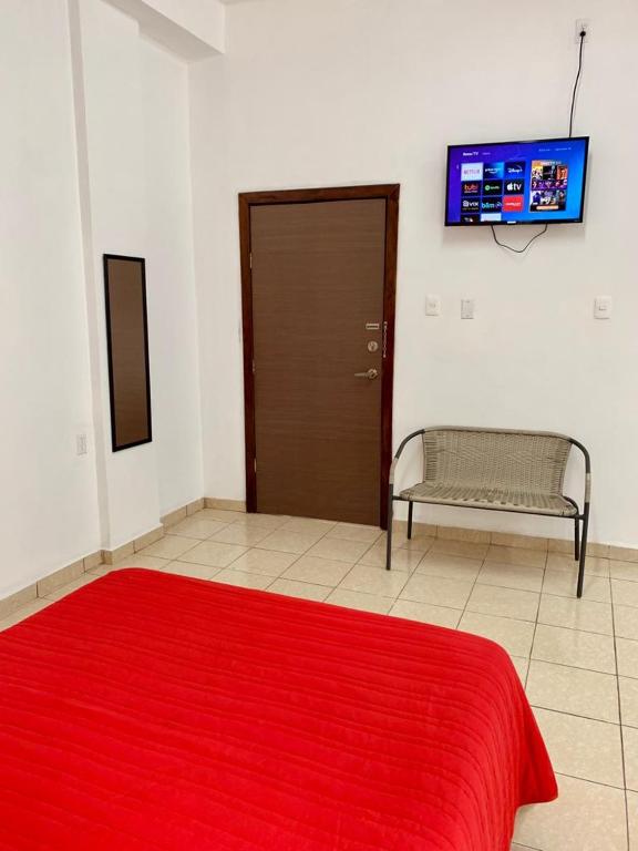 Postel nebo postele na pokoji v ubytování Hotel boutique turquesa