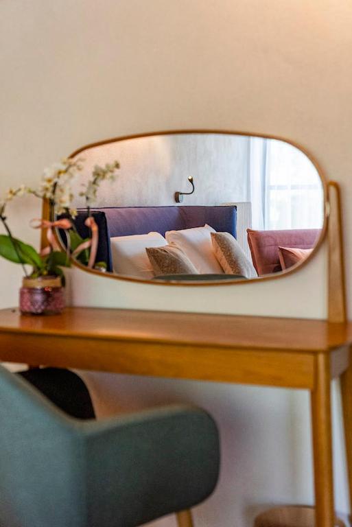 Posteľ alebo postele v izbe v ubytovaní Relais Villa dei Gelsi & Spa