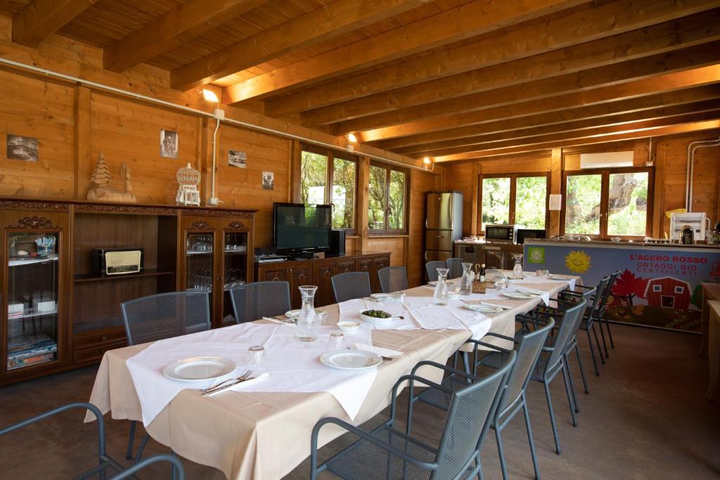 Restaurace v ubytování Agriturismo L'Acero Rosso