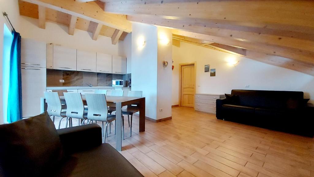 Posezení v ubytování Chalet Selva