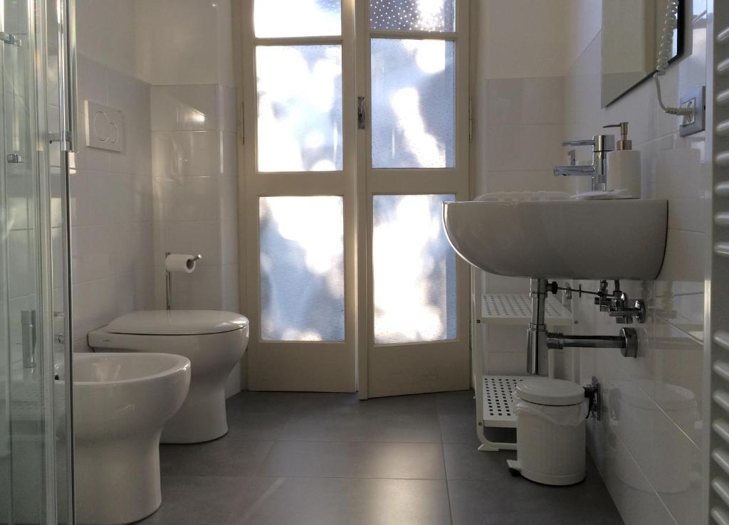 Koupelna v ubytování B&B L'Affresco