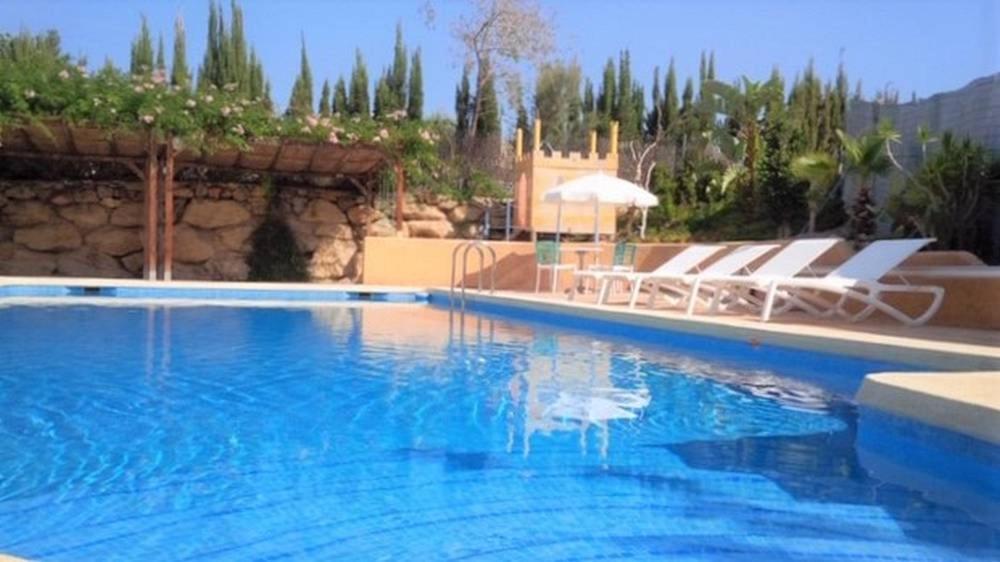 Bazén v ubytování Mojacar farmhouse apartments with pool nebo v jeho okolí