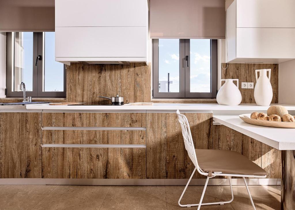 Kuchyňa alebo kuchynka v ubytovaní Elaia Luxury Apartments Glyfada