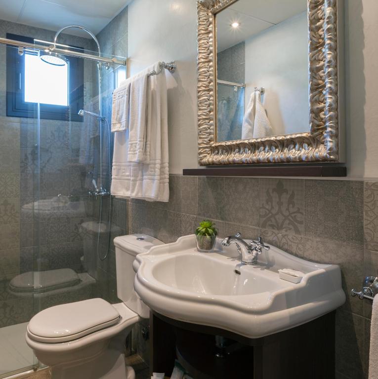 Koupelna v ubytování Hotel Diana