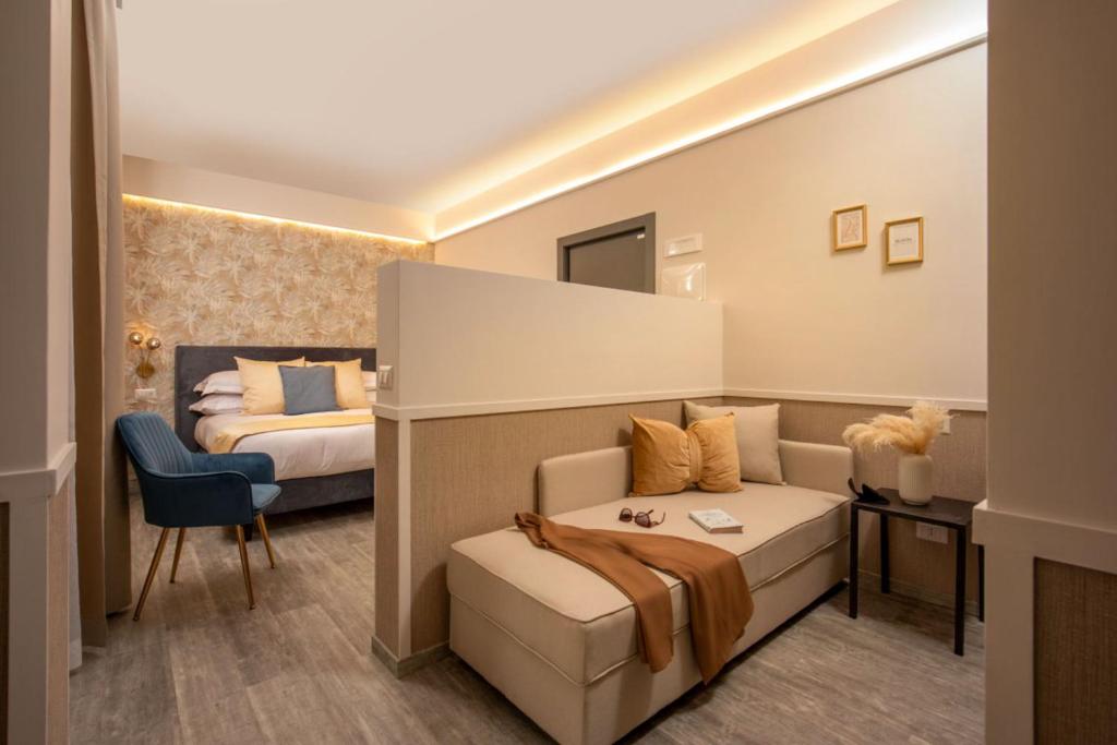 Letto o letti in una camera di Sophie Terrace Hotel