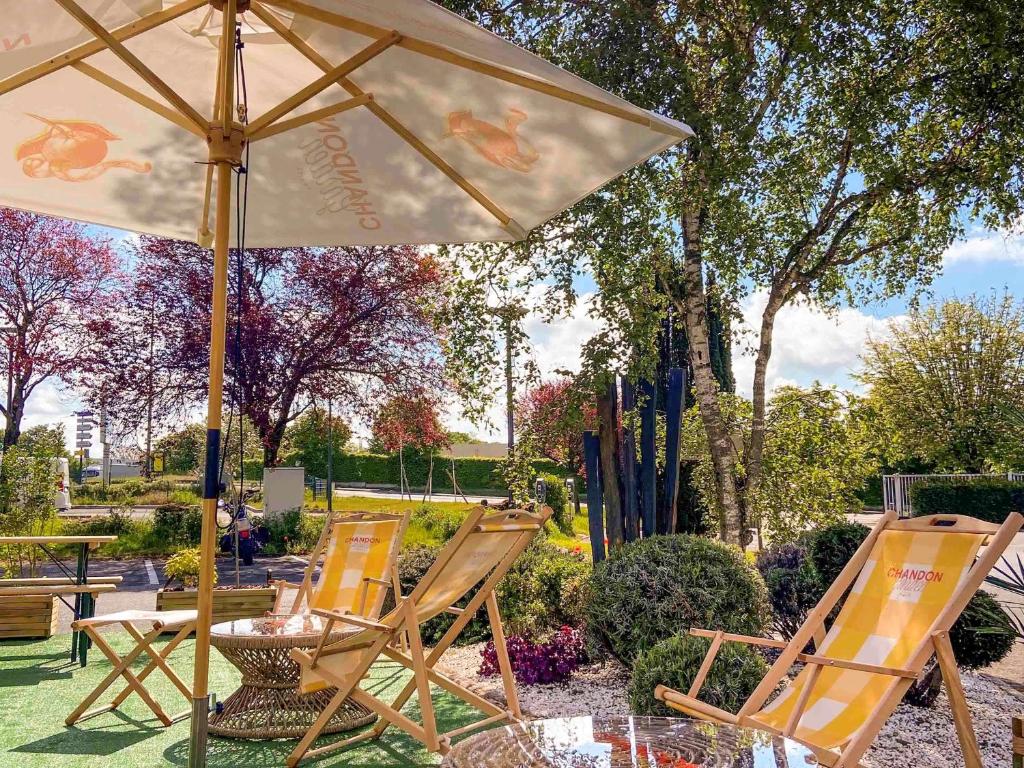 Zahrada ubytování Mercure Reims Parc Des Expositions