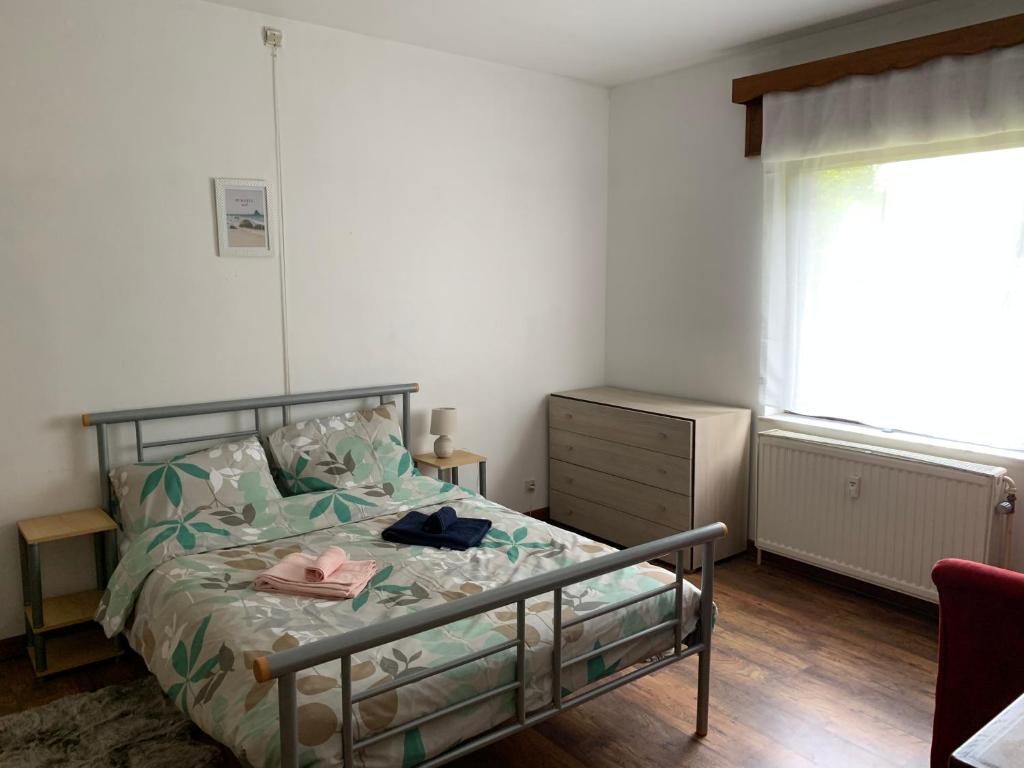 Postel nebo postele na pokoji v ubytování House Bastogne