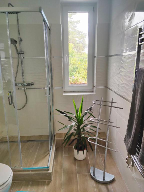 Koupelna v ubytování Dali Apartment Szentendre