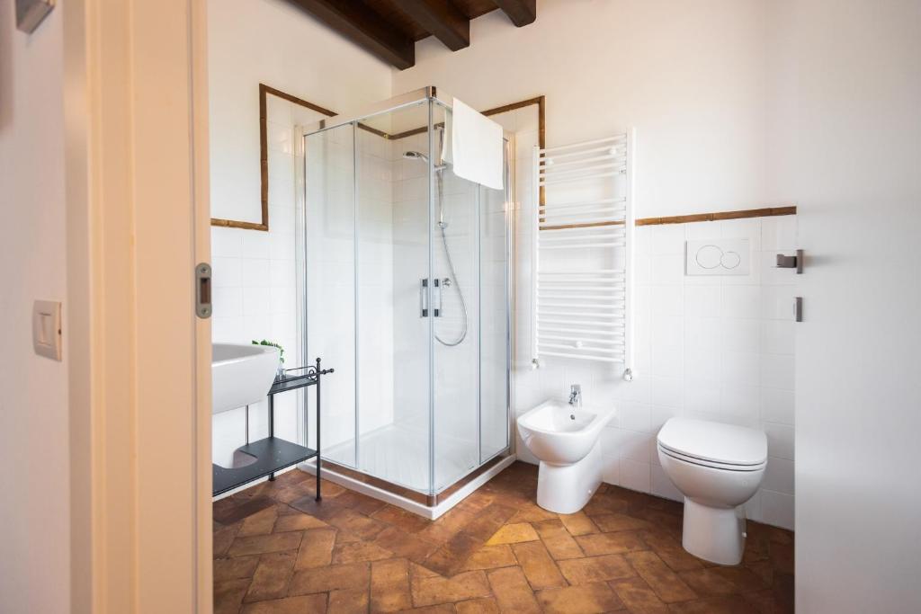 Kúpeľňa v ubytovaní Al Pompiere - Wine and rooms