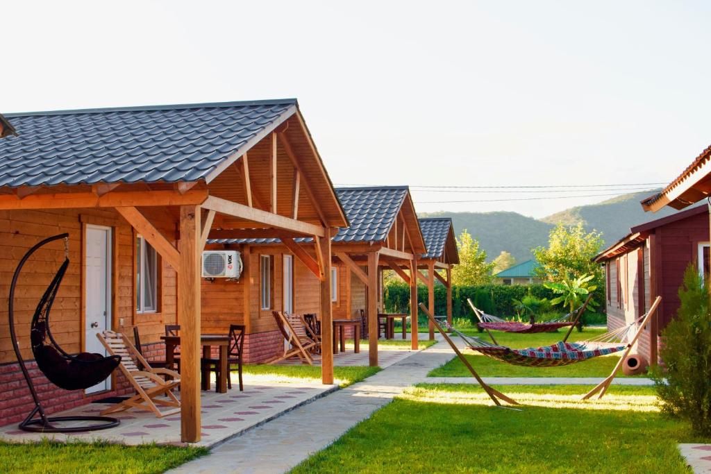 Zahrada ubytování Finca Idoize Camping Hotel