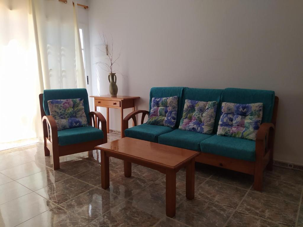 Posezení v ubytování Casa Érika Tarajalejo