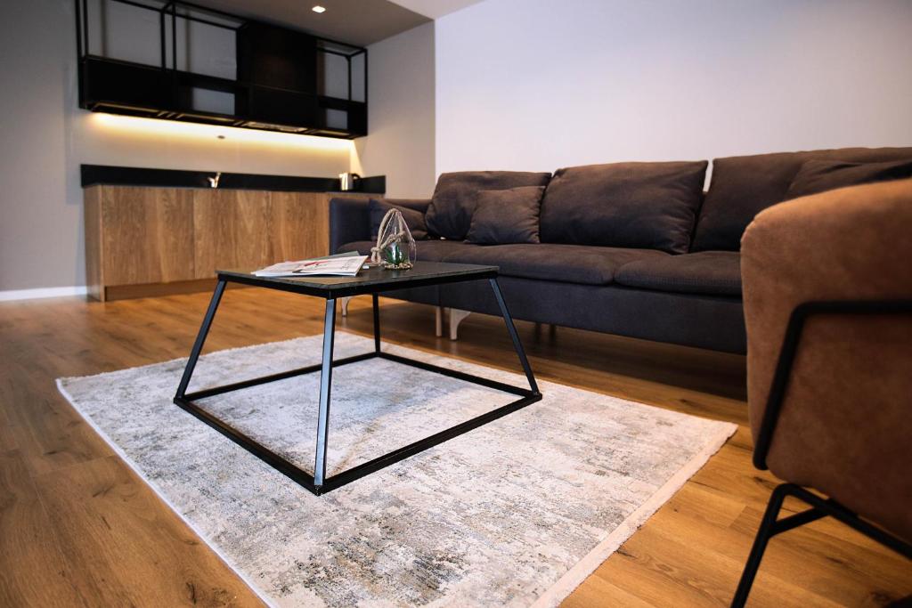Posezení v ubytování Swiss Apartments Prishtina