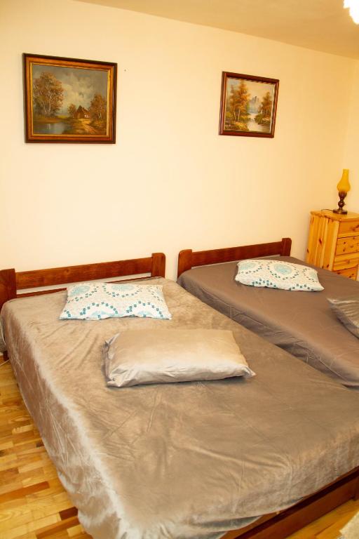 Postel nebo postele na pokoji v ubytování La Mihai