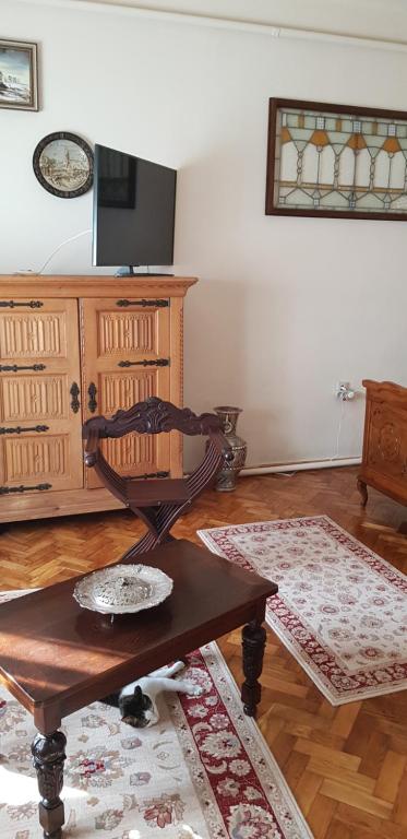 TV a/nebo společenská místnost v ubytování La Mihai