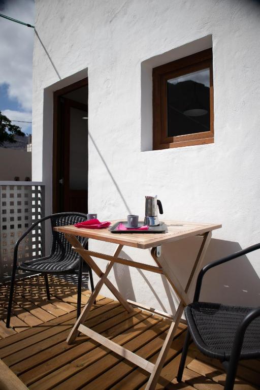 A balcony or terrace at El blanquizal A
