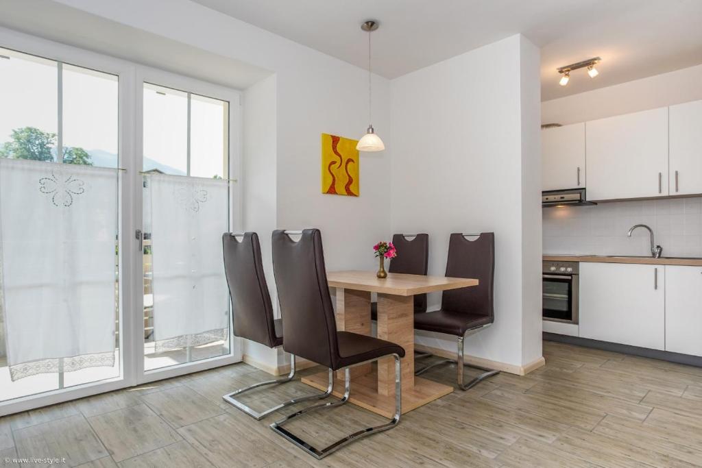 Kuchyň nebo kuchyňský kout v ubytování Apartment Residence Veronika