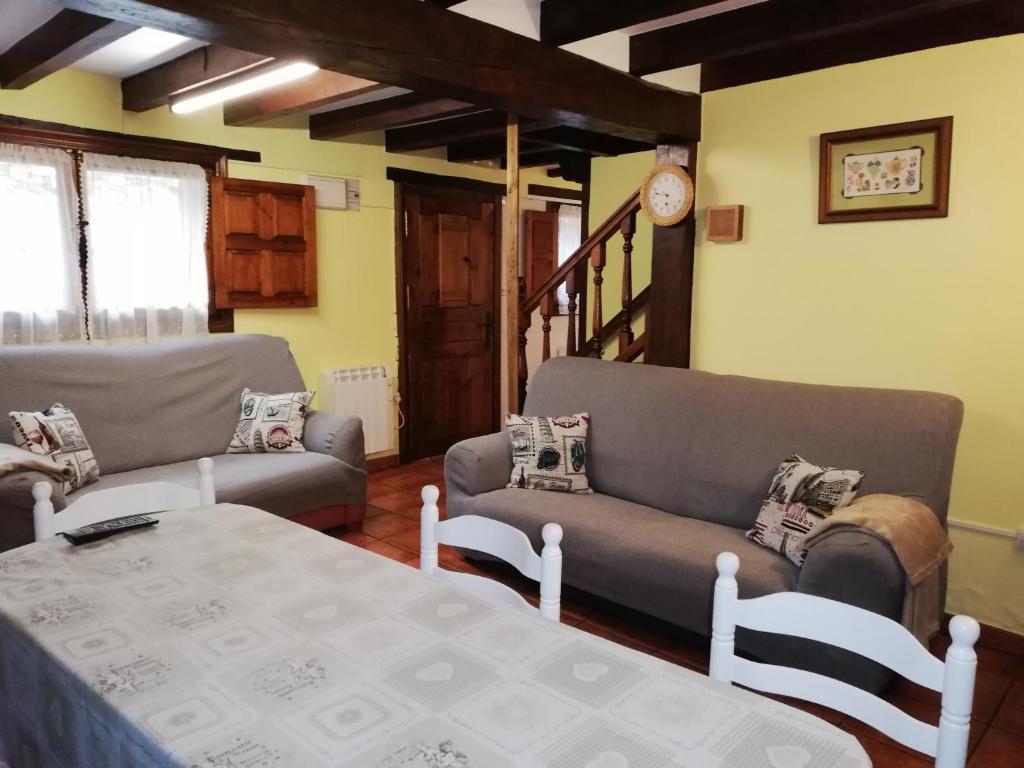 Posezení v ubytování LA CASUCA Y LA CABAÑA