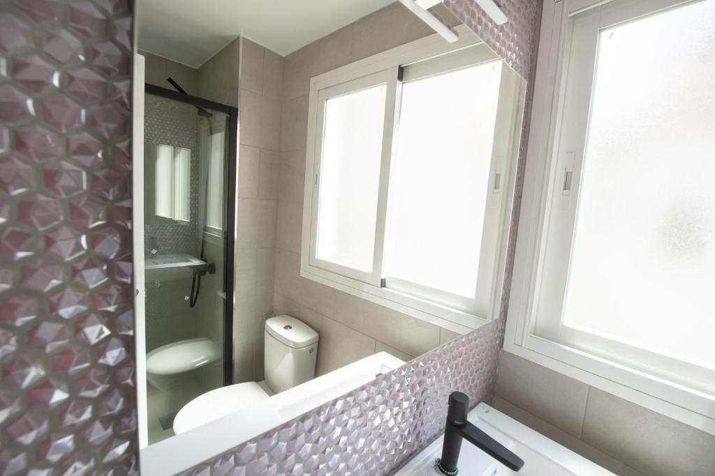 Kúpeľňa v ubytovaní Suites La Merced