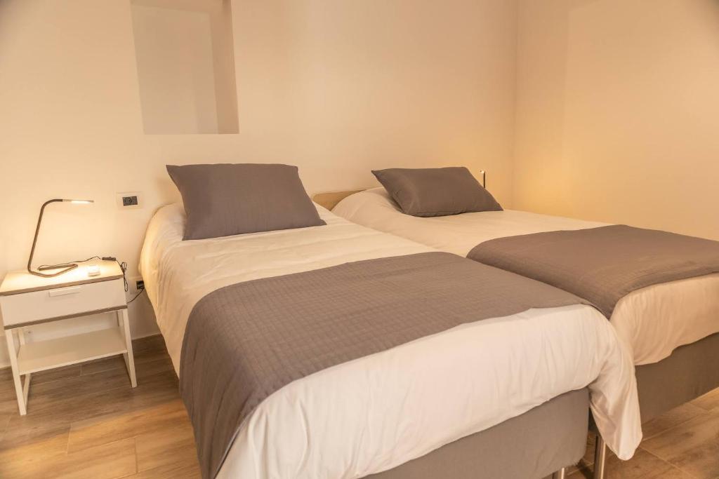 A bed or beds in a room at El blanquizal A
