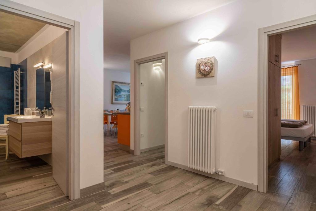 Postel nebo postele na pokoji v ubytování Appartamenti Decarli