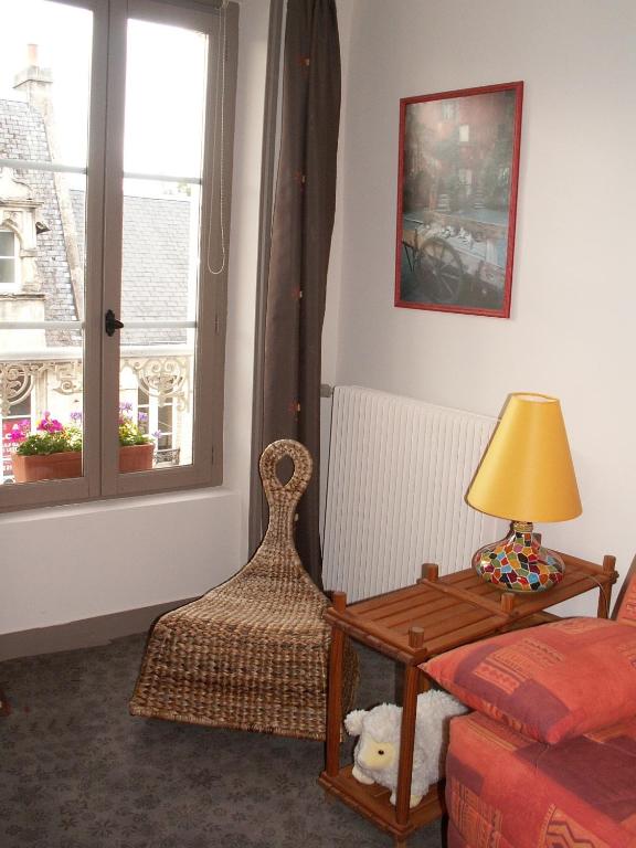 Postel nebo postele na pokoji v ubytování Dodo et tartines B&B