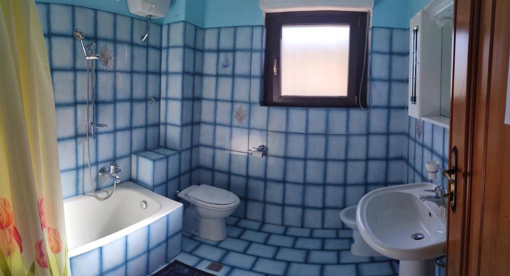 Koupelna v ubytování Complesso turistico Aurora - camere B&B