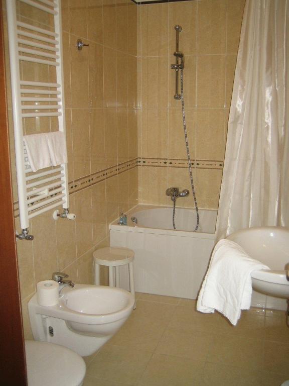 Koupelna v ubytování Hotel Al Malcanton