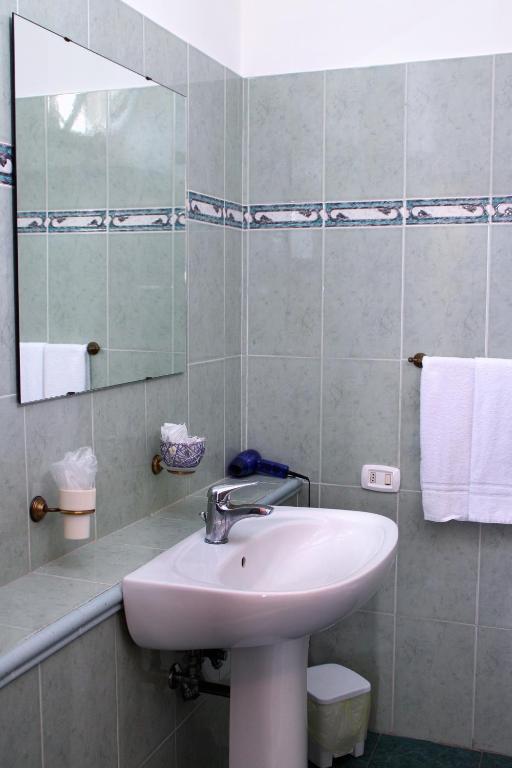 Koupelna v ubytování B&B Darsena