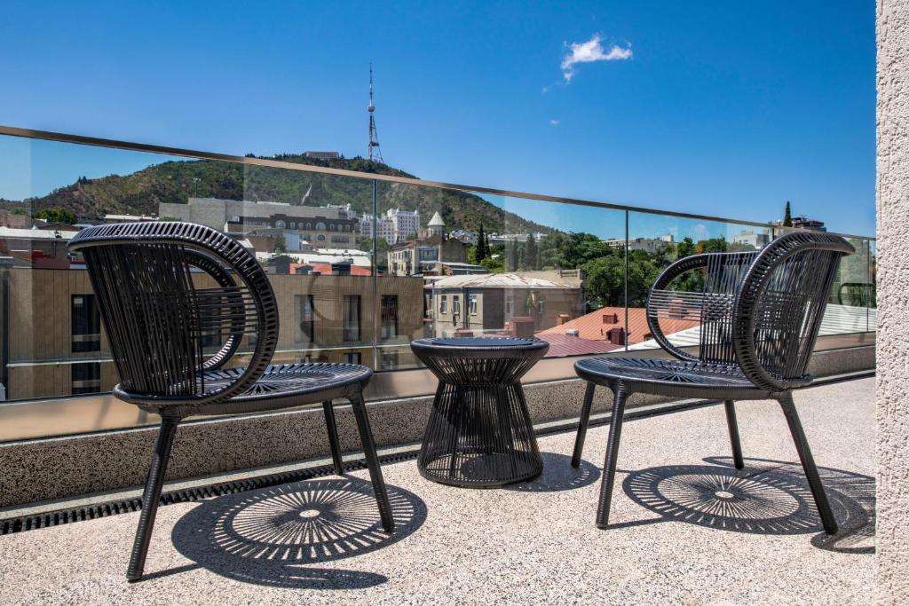 Balkón nebo terasa v ubytování Bazzar Boutique Hotel