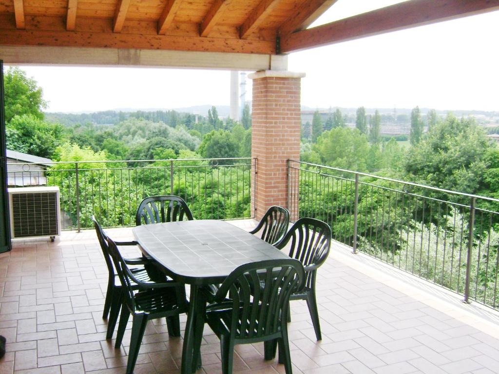 Balkón nebo terasa v ubytování Agriturismo Le Sigalette